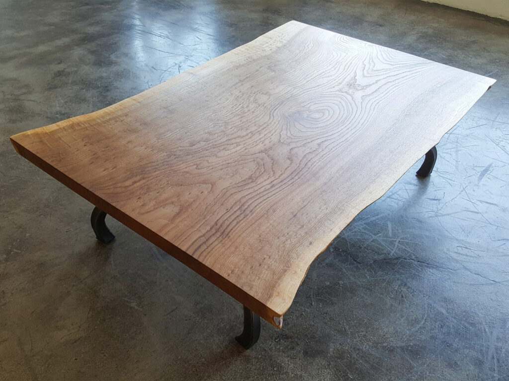 America Elm Live Edge Coffee Table