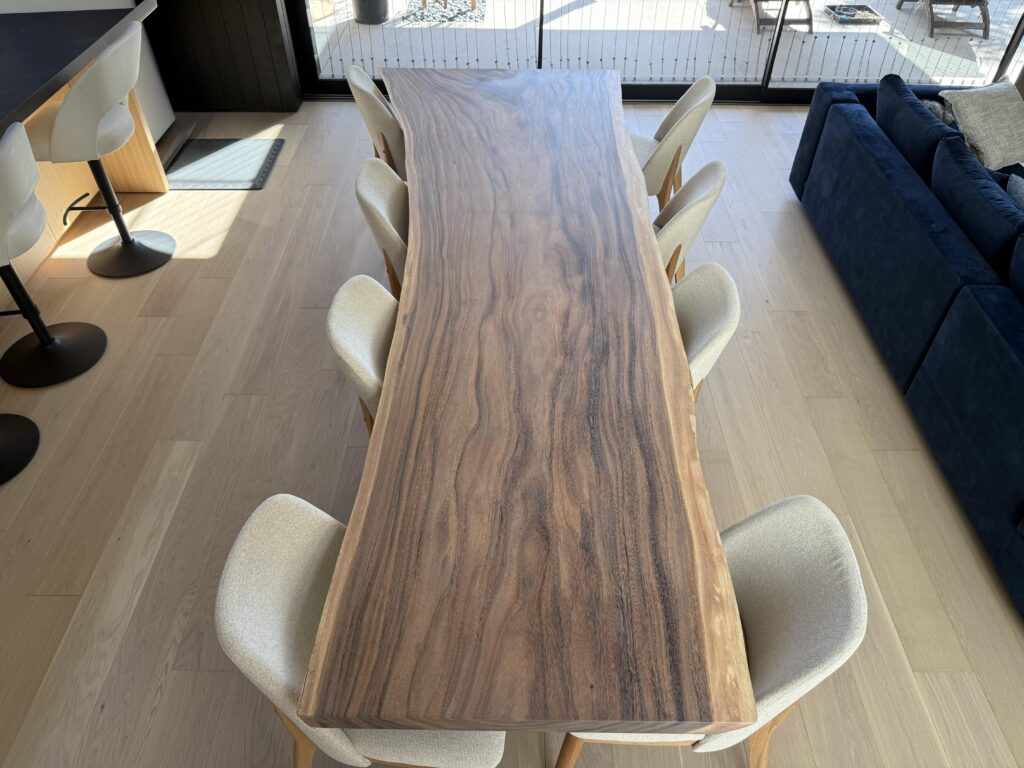Monkeypod Live Edge Dining Table