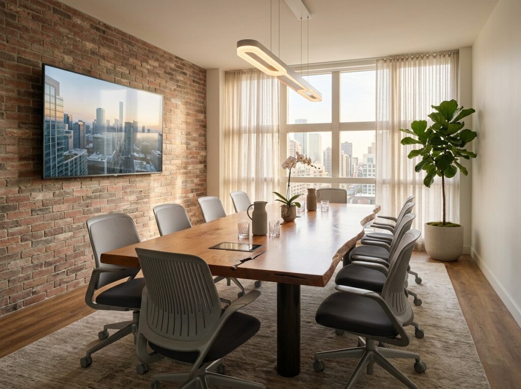 Alder Live Edge Conference Table