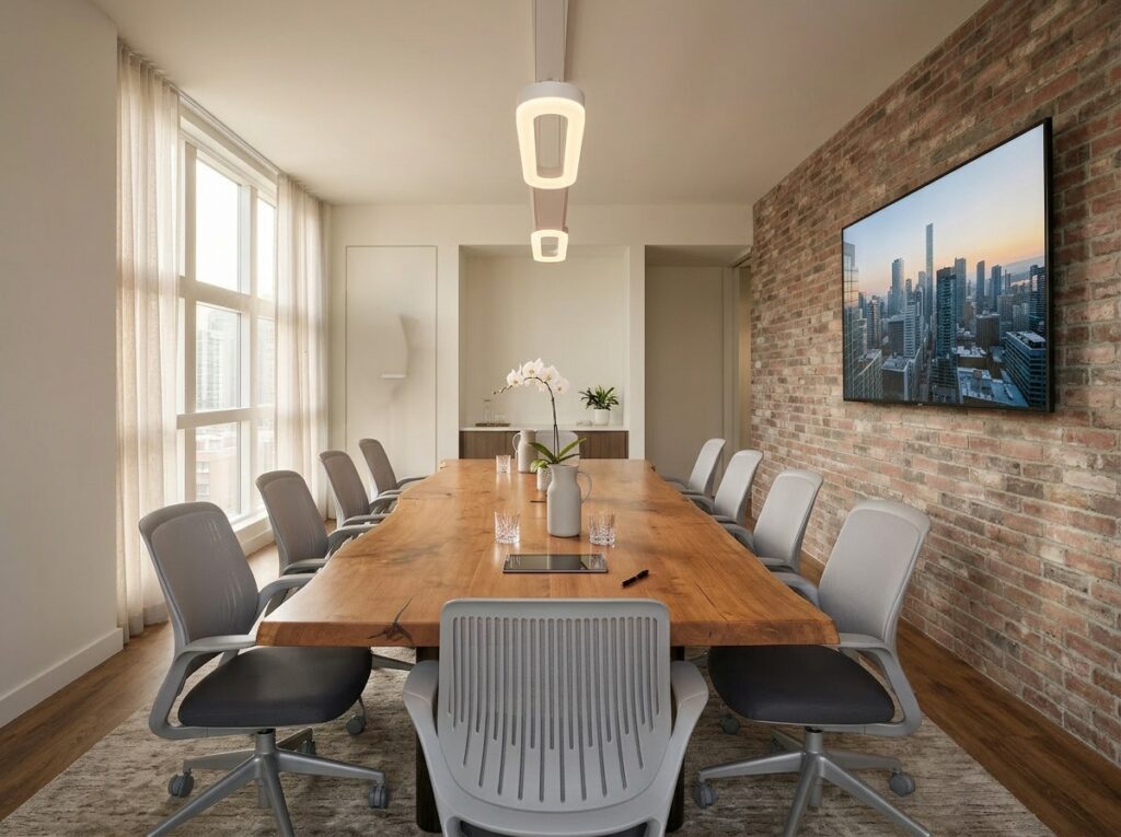 Alder Live Edge Conference Table
