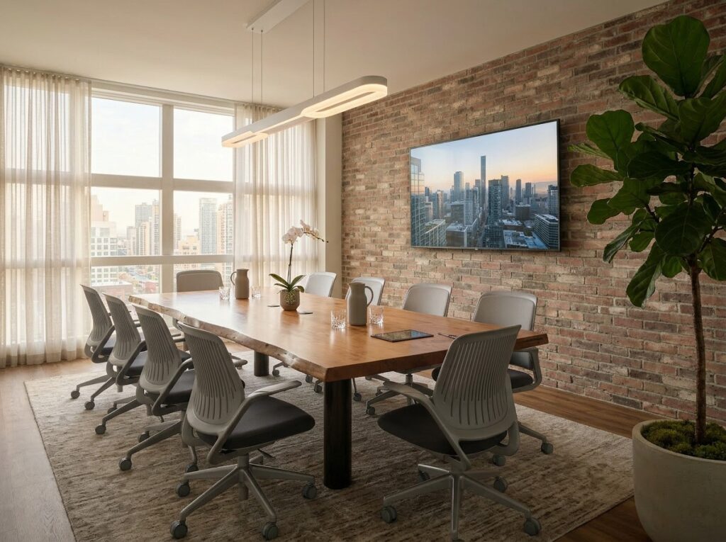 Alder Live Edge Conference Table