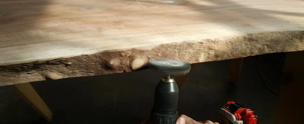 Live Edge Sanding