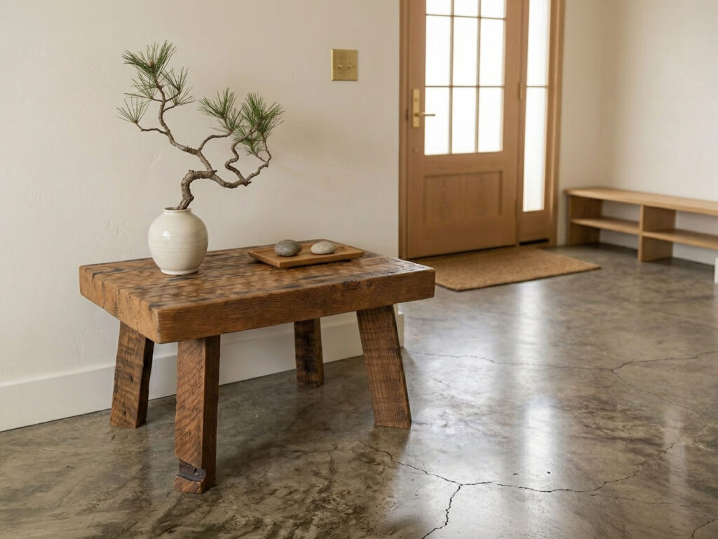Reclaimed Wood Side Table