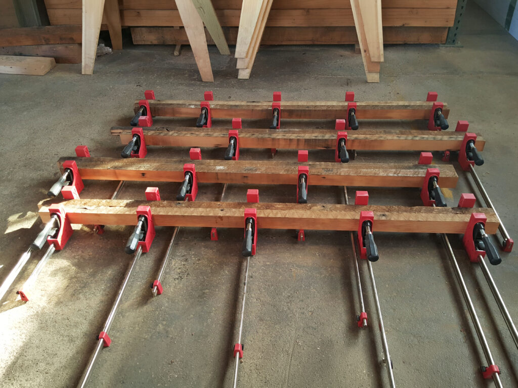 Reclaimed Wood Table Making