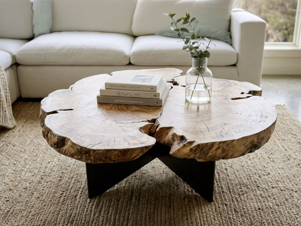 Spalted Maple Live Edge Coffee Table