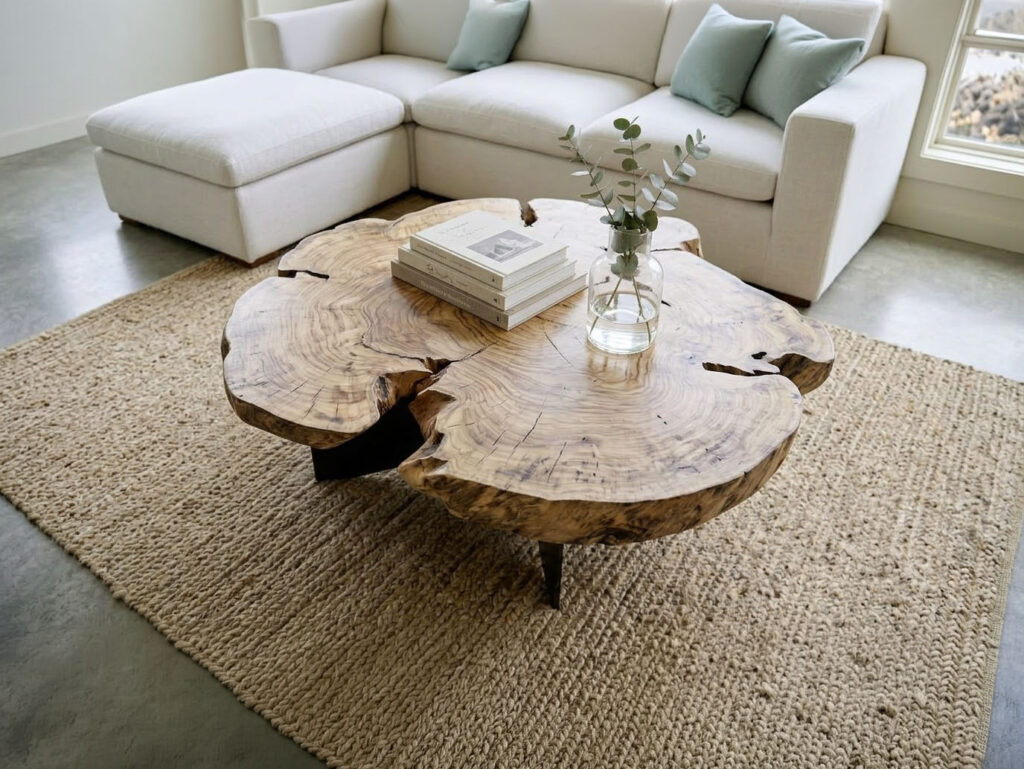 Spalted Maple Live Edge Coffee Table