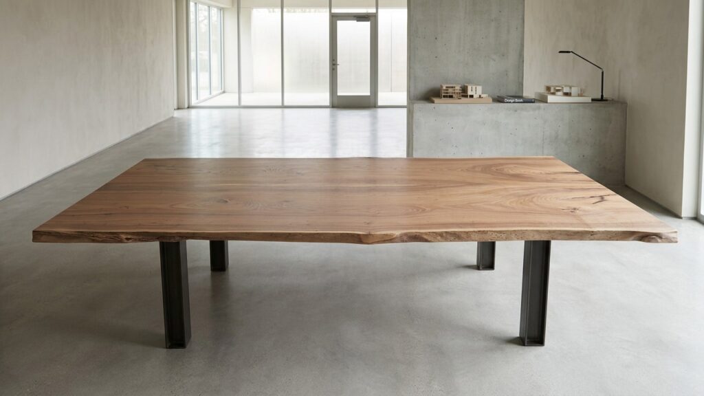 American Elm Live Edge Conference Table