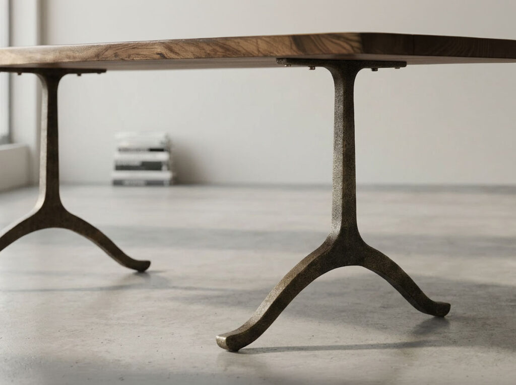 Cast Iron Wishbone Table Legs