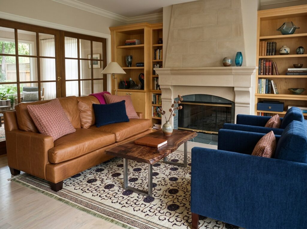 Claro Walnut Live Edge Coffee Table