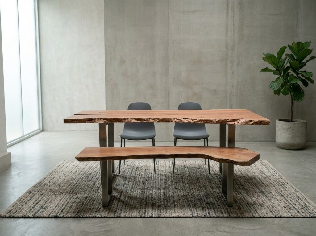 Logan Live Edge Dining Set