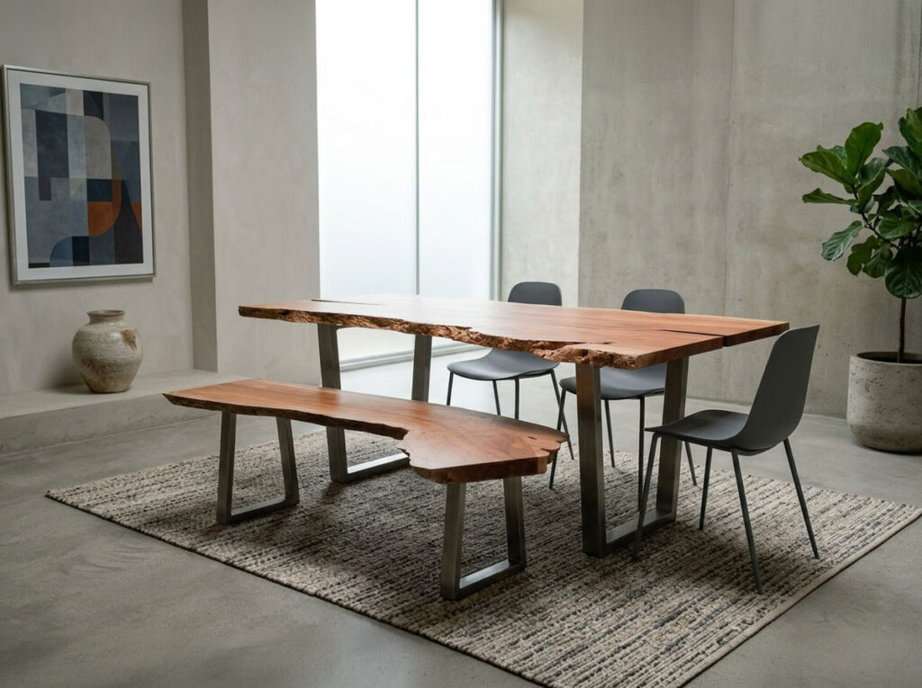 Logan Live Edge Dining Set