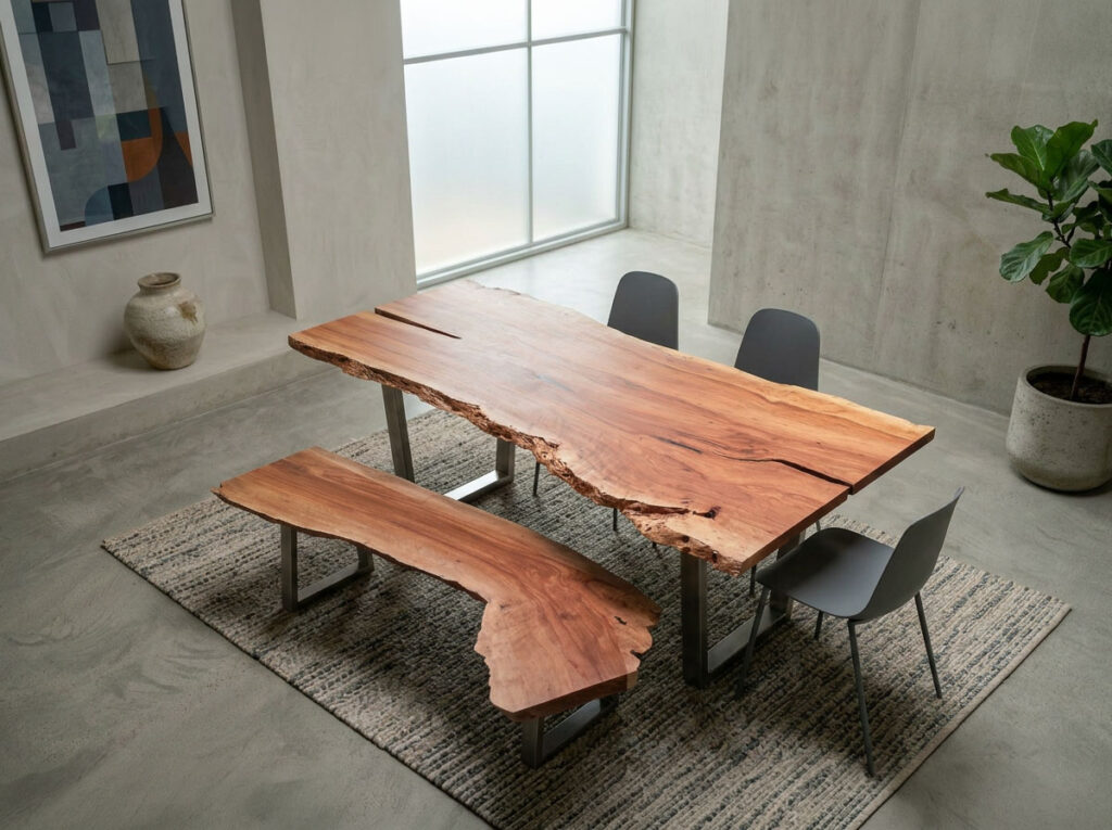 Logan Live Edge Dining Set